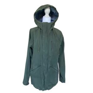Killion Martyr Fishtail Parka Jacket Olive Green Canvas Streetwear Size Medium